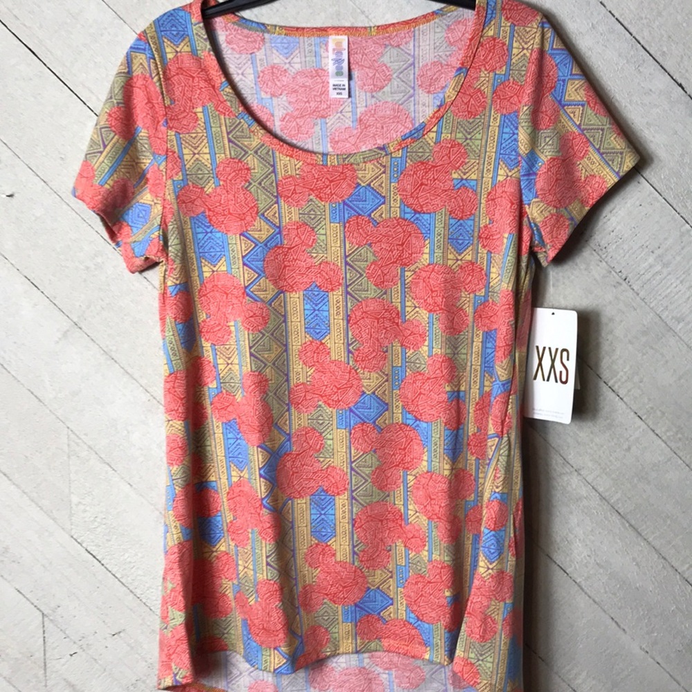 Mickey Mouse Aztec Print Top BNWT